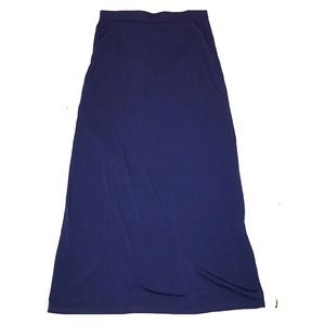 Navy Maxi Skirt